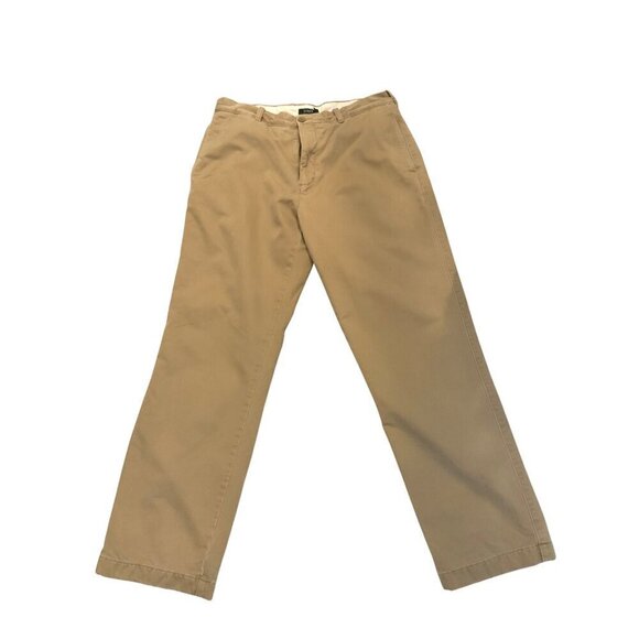 J Crew mens pants warm outdoor thick cotton with flannel lining 33/32 - Picture 2 of 12